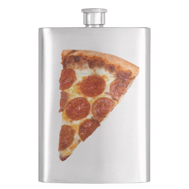Cantil Fatia de pizza de pepperoni clássica da SlipperyJo (Frente)