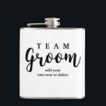 Cantil Favores modernos do casamento do noivo da equipe<br><div class="desc">TEAM favores do noivo para seus padrinhos de casamento e festa de casamento. Personalize adicionando um nome, uma data, um lugar, etc. Pode igualmente mudar do "ao pelotão noivo", do "ao grupo" etc. noivo perfeito para obter sua "equipe" excitada sobre sua celebração grande do casamento - igualmente faz um grande...</div>