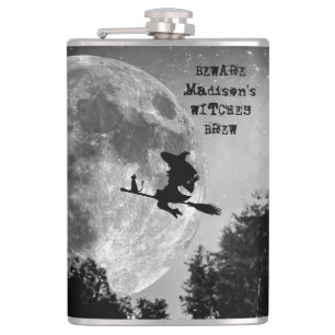 Cantil Feiticeira Spooky em Vassoura Bruxas de Lua Cheia