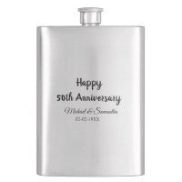 Feliz 50º aniversário adicionar nome do casal data