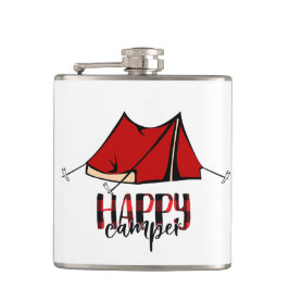 Cantil Feliz Camper Vinyl Wrapper Flask