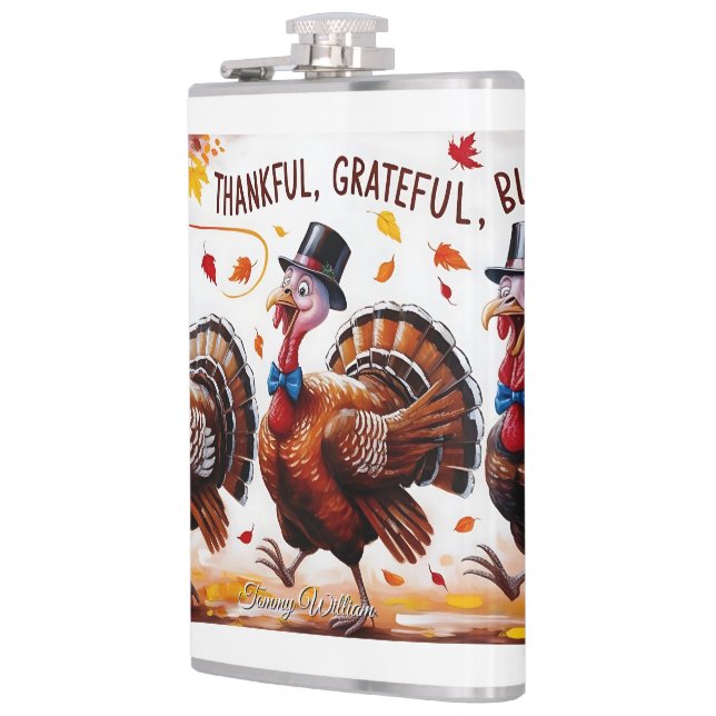 Cantil Feliz Dia de Ação de Graças Feliz, Feliz, Feliz Gr (Esquerda)