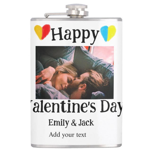 Cantil Feliz dia de os namorados adicionar nome do casal  (Frente)