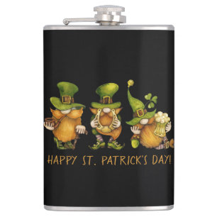 Cantil Feliz Dia de São Patrício Gnomos Irlandeses Engr