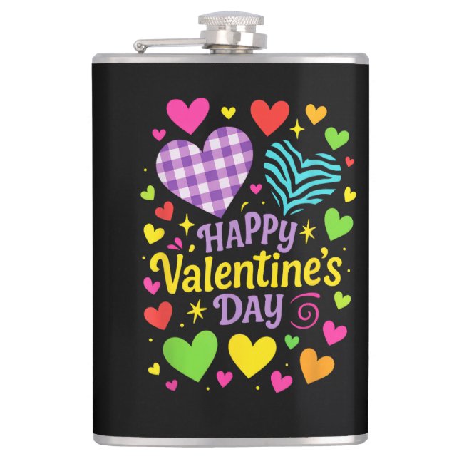 Cantil Feliz Dia de São Valentim - Corações Amor (Frente)