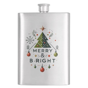 Cantil Feliz festiva e Design de árvore de Natal brilhant