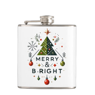 Cantil Feliz festiva e Design de árvore de Natal brilhant