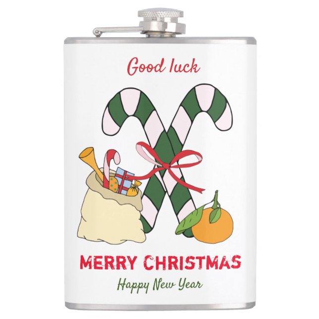 Cantil Feliz Natal e Ano Novo Minimalista (Frente)