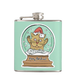 Cantil Feliz Natal Engraçado Balão personalizado de gatos