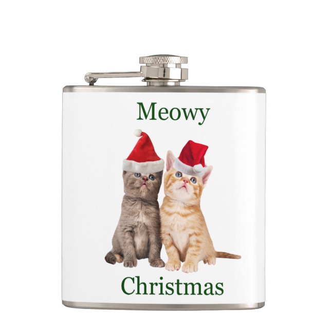 Cantil Feliz Natal, Kitten Flask (Frente)