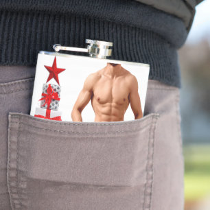 Cantil Feliz Natal SlipperyJoe prata branca