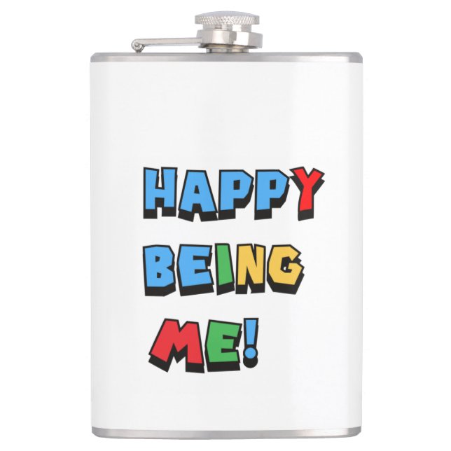 Cantil Feliz Ser Eu, Flask (Frente)