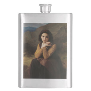 Cantil Femme Mignonne de Jovem Mulher por Bouguereau