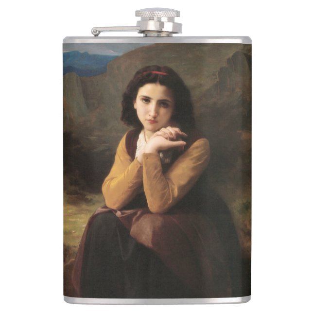 Cantil Femme Mignonne de Jovem Mulher por Bouguereau (Frente)