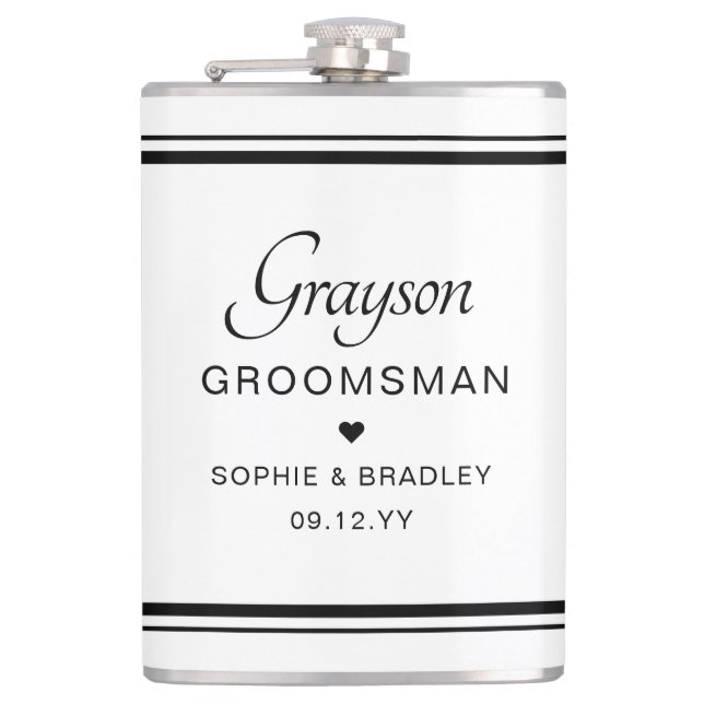 Cantil Festa de casamento Personalizada de padrinho de ca (Frente)