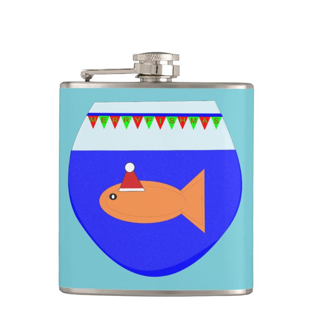 Cantil Festa de Natal - Goldfish Flask (Frente)
