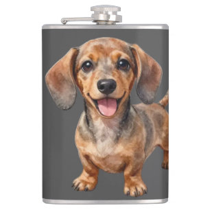 Cantil Filhote de Dachshund feliz