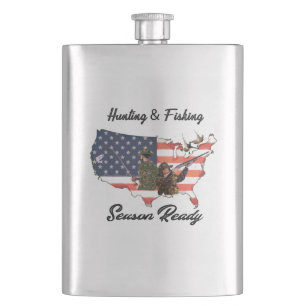 Cantil Fita de Botão de Chapéu de Camisola-T de Caça e