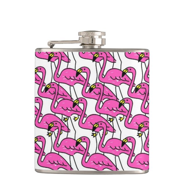 Cantil Flamingo cor-de-rosa (Frente)