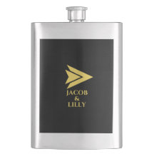 Flask Clássico de Aço Isolado Personalizado |Zazzl