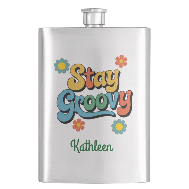 Cantil Flask Clássico Retroativo Personalizado (Frente)
