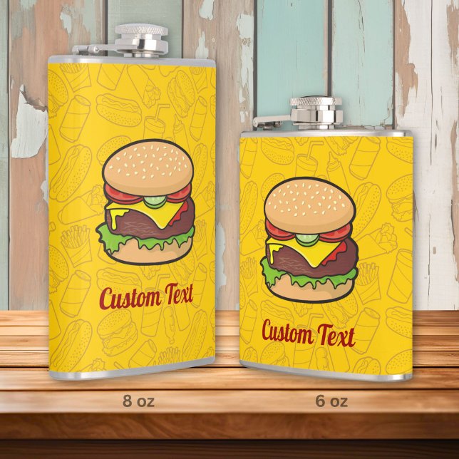 Cantil Flask de Cheeseburger (Criador carregado)