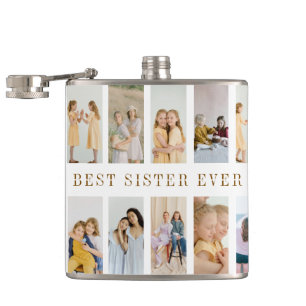 Cantil Flask de Irmãs Personalizadas   Fotos personalizad