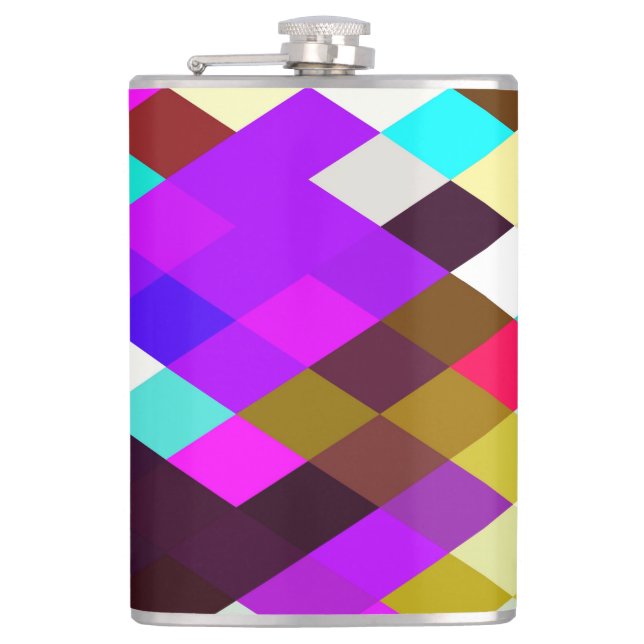 Cantil Flask de Pixels de Argyle (Frente)