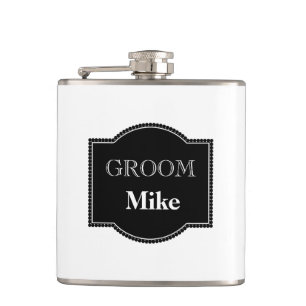 Cantil Flask-Groom De Vinilo Embalado