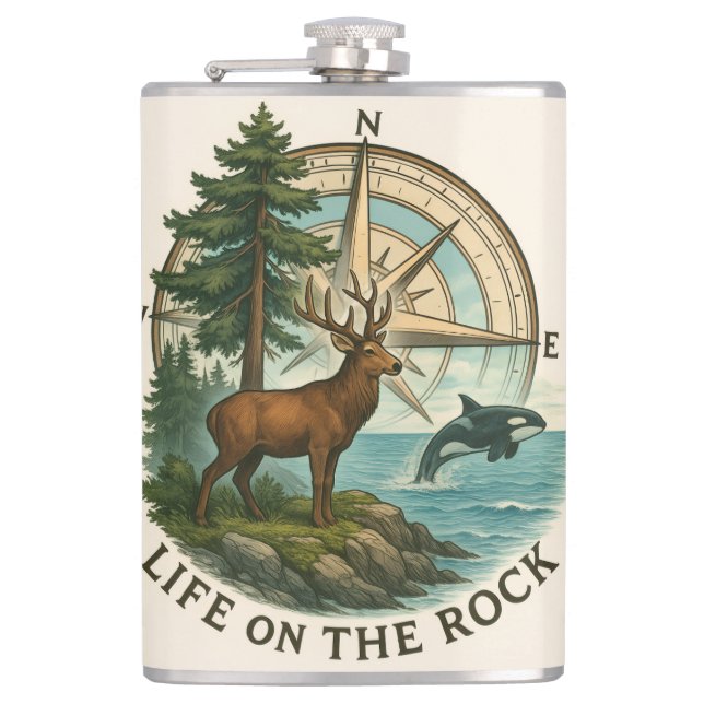 Cantil Flask - Life On The Rock (Frente)