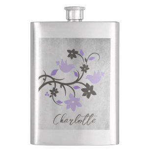 Cantil Flask Personalizado de Aves Roxas