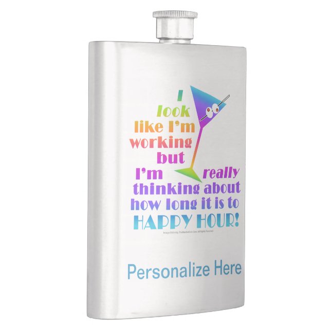 Cantil FLASK Premium - Quanto Tempo até a Hora Feliz (Direita)