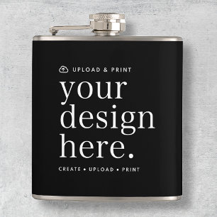 Cantil Flask Seu Design Carregado 6oz