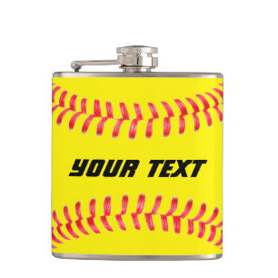 Cantil Flask Softball Personalizado