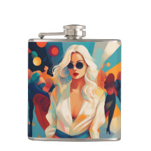 Flask With a Lady