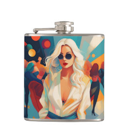 Cantil Flask With a Lady
