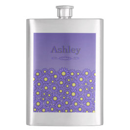 Cantil Flor Azul Flor de Aço Inoxidável