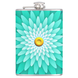 Cantil Flor Azul Mandala-68566