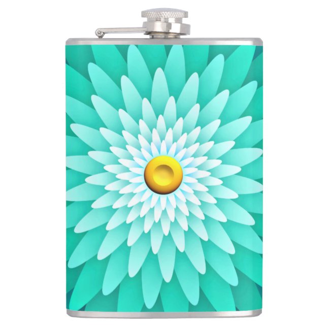 Cantil Flor Azul Mandala-68566 (Frente)
