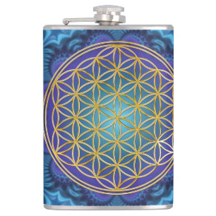 Cantil Flor Da Vida - Ouro - Frente 1