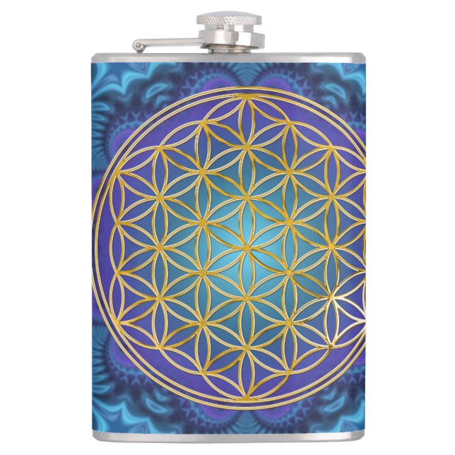 Cantil Flor Da Vida - Ouro - Frente 1 (Frente)