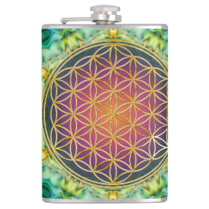 Cantil Flor Da Vida - Ouro - Frente 2