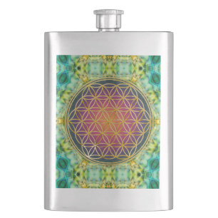 Cantil Flor Da Vida - Ouro - Frente 2