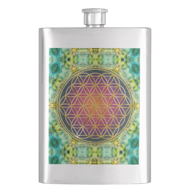 Cantil Flor Da Vida - Ouro - Frente 2 (Frente)