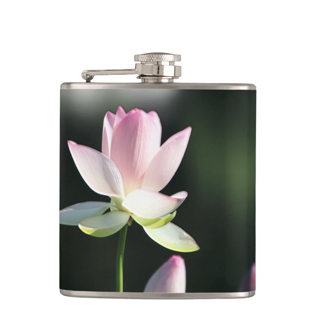 Cantil Flor de Lotus Branca e Rosa (Frente)