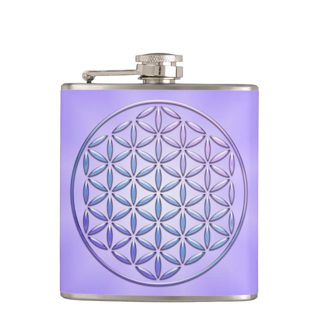 Cantil Flor de Vida / Blume des Lebens - violeta de selo (Frente)