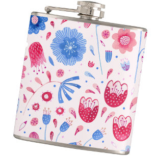 Cantil Floral Aquarela Pink