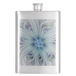 Cantil Floral Beauty Abstrato Modern Blue Pastel Flower