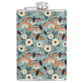 Cantil Floral Patchwork Halloween Bats & Flowers