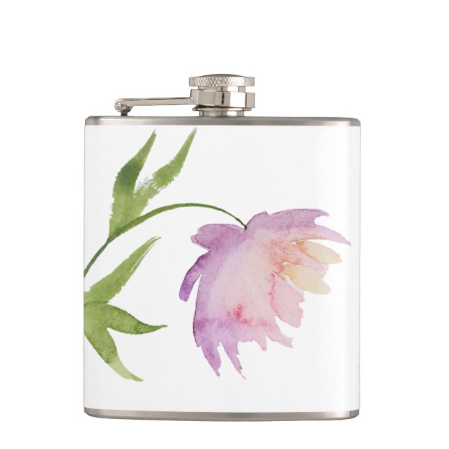 Cantil *~* Floral Peony Watercolor Lavanda Rosa Popular (Frente)